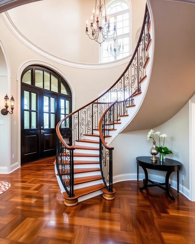 Elegant Wrought Iron — Cherry, Wrought Iron staircase in Vaughan, ON